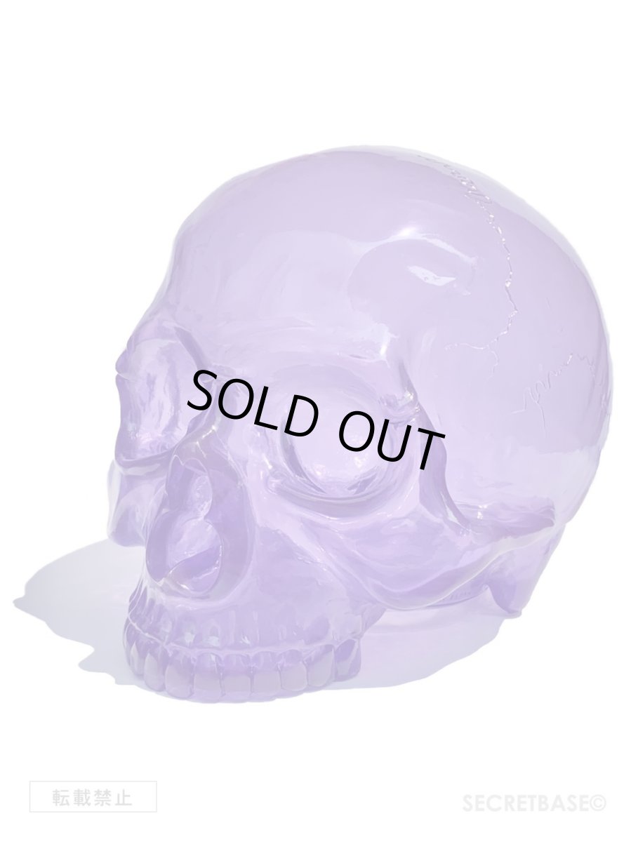 画像1: 1/1 SKULL HEAD CLEAR PURPLE (1)