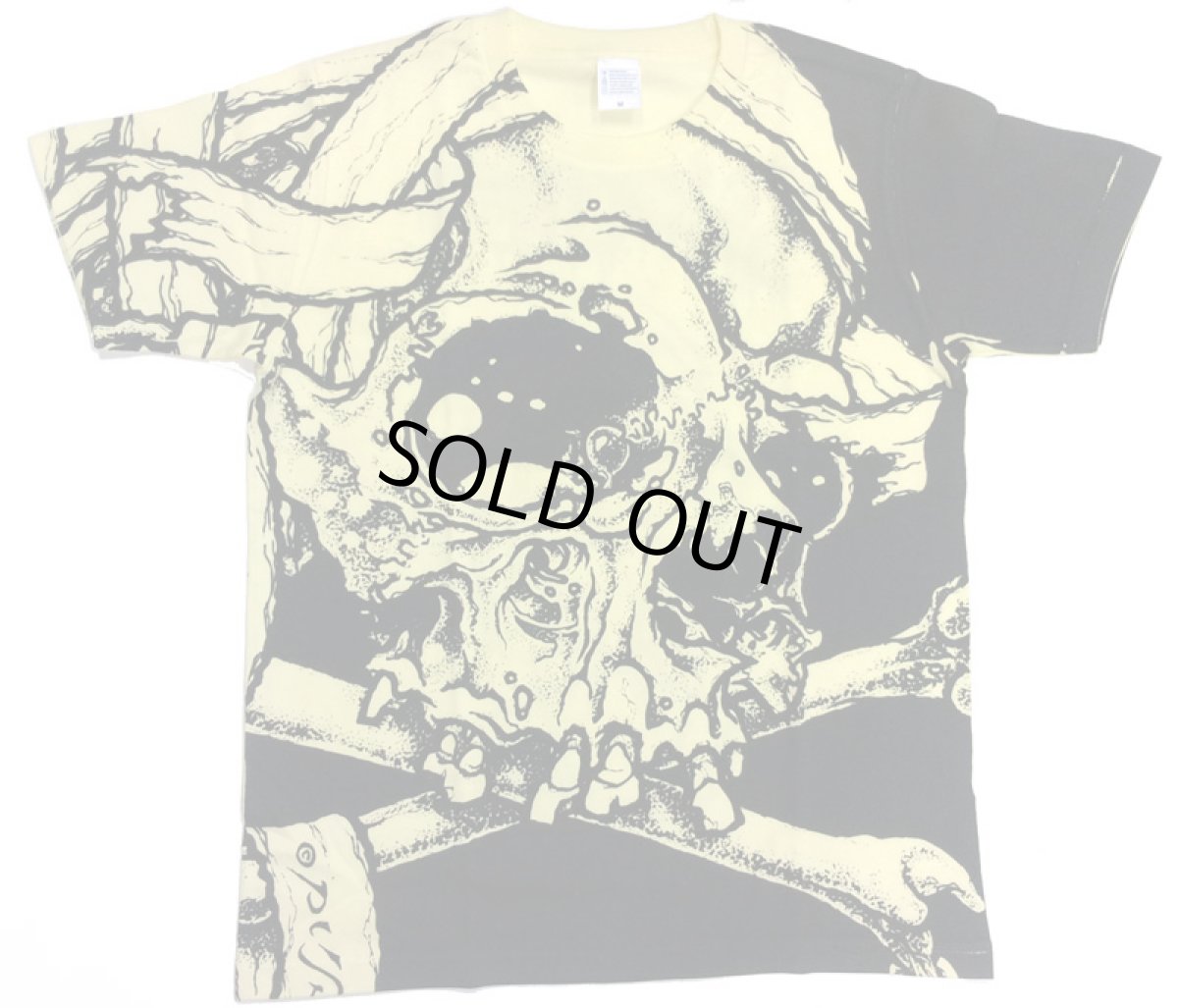 画像1: PUSHEAD ALLOVER T-SHIRT SB Ver. YELLOW (1)