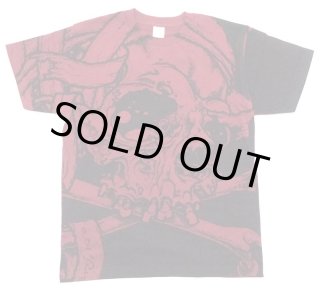 PUSHEAD ALLOVER T-SHIRT SB Ver. BURGUNDY - SECRET BASE