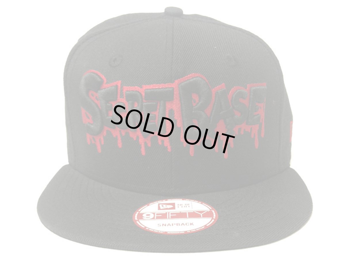 画像2: New Era × SECRETBASE 9FIFTY CAP BLACK x RED Ver (2)