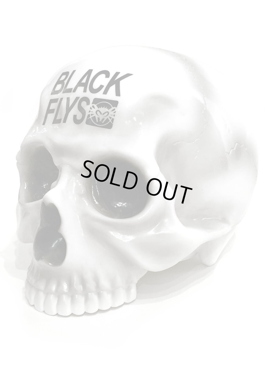 画像2: 1/1 SKULL HEAD BLACK FLYS SUN GLASS SET WHITE (2)