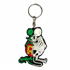 画像1: X-RAY RAT FINK 3D RUBBER KEY HOLDER (1)