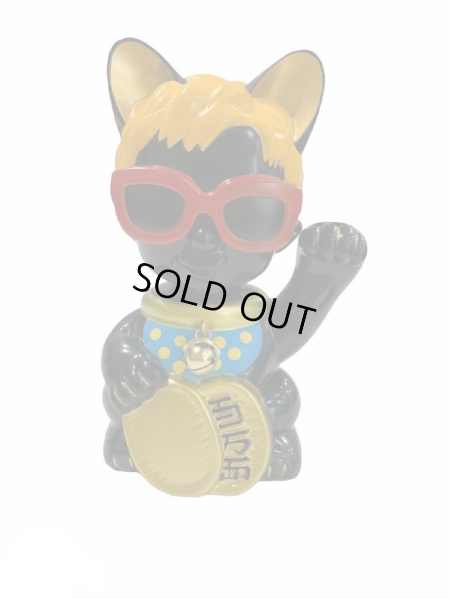 画像1:  BOBBLING HEAD LUCKY "Hiddy" CAT FULL COLOR BLACK Ver.[名入れサービス] (1)