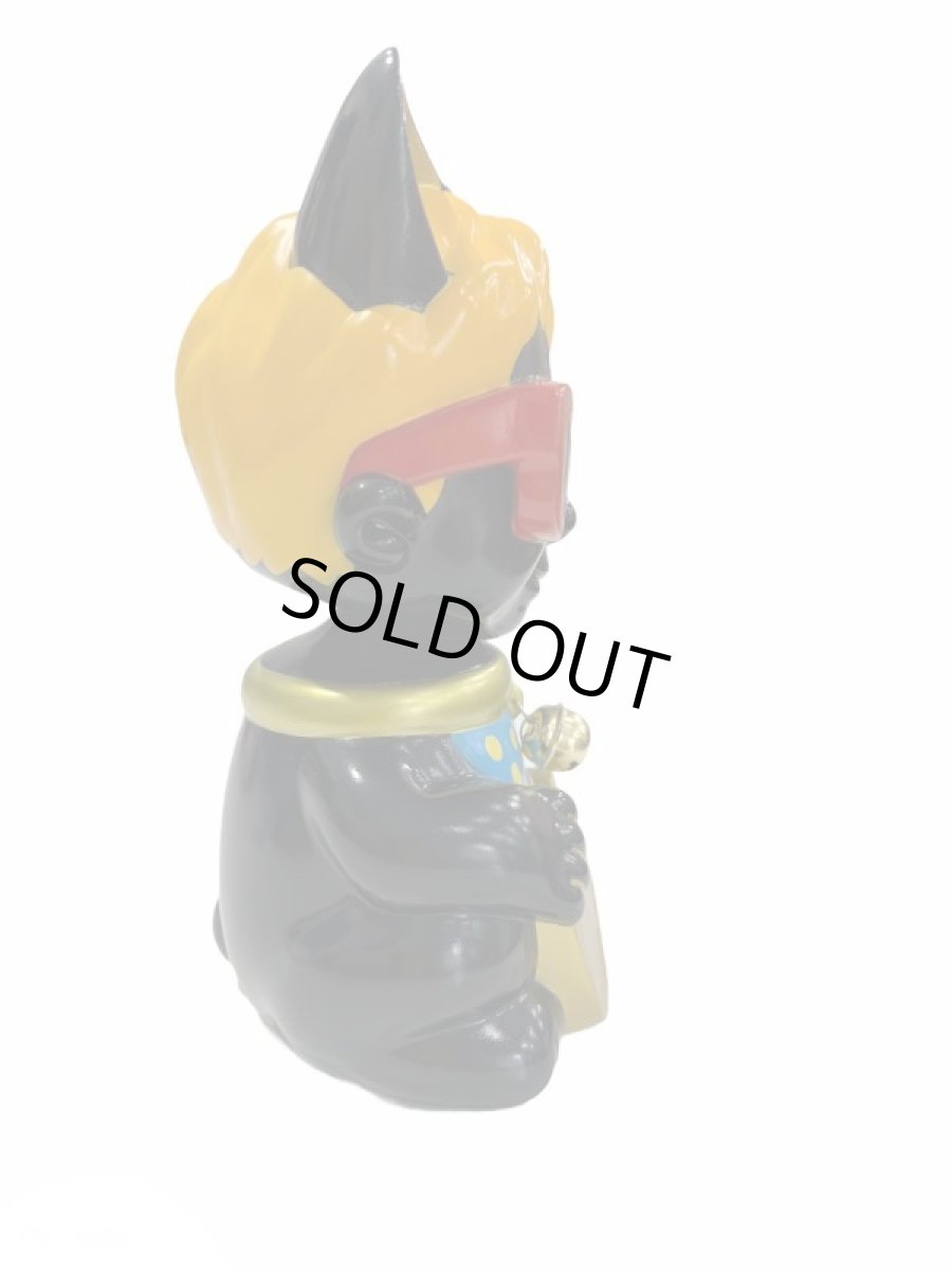 画像4:  BOBBLING HEAD LUCKY "Hiddy" CAT FULL COLOR BLACK Ver.[名入れサービス] (4)