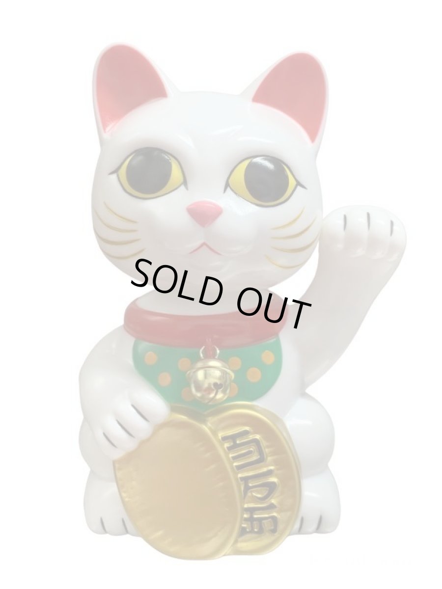 画像1: BOBBLING HEAD LUCKY CAT FULL COLOR White  卯 Ver.[名入れサービス] (1)