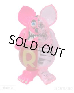 X-RAY RAT FINK RUBBER KEY HOLDER Glow in the Dark Ver