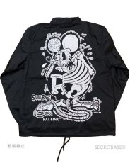 画像1: RAT FINK  COACH  JACKET BLACK (1)