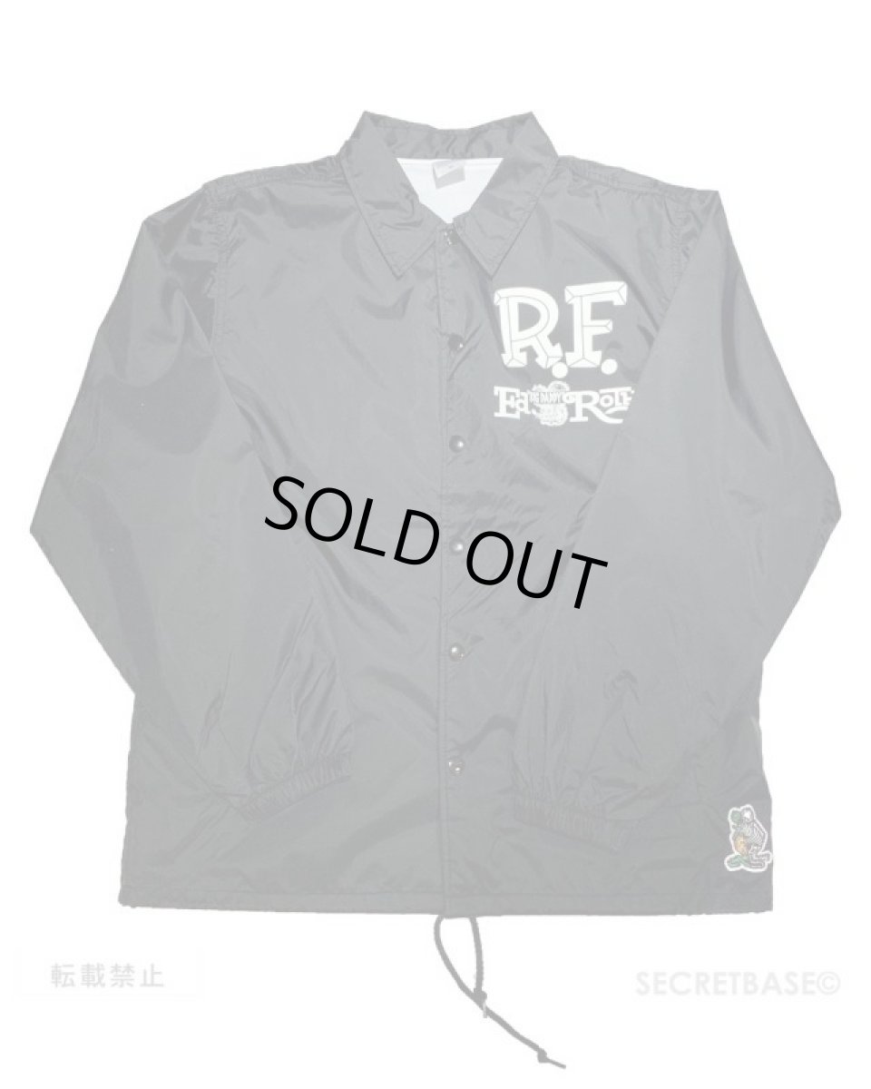 画像2: RAT FINK  COACH  JACKET BLACK (2)