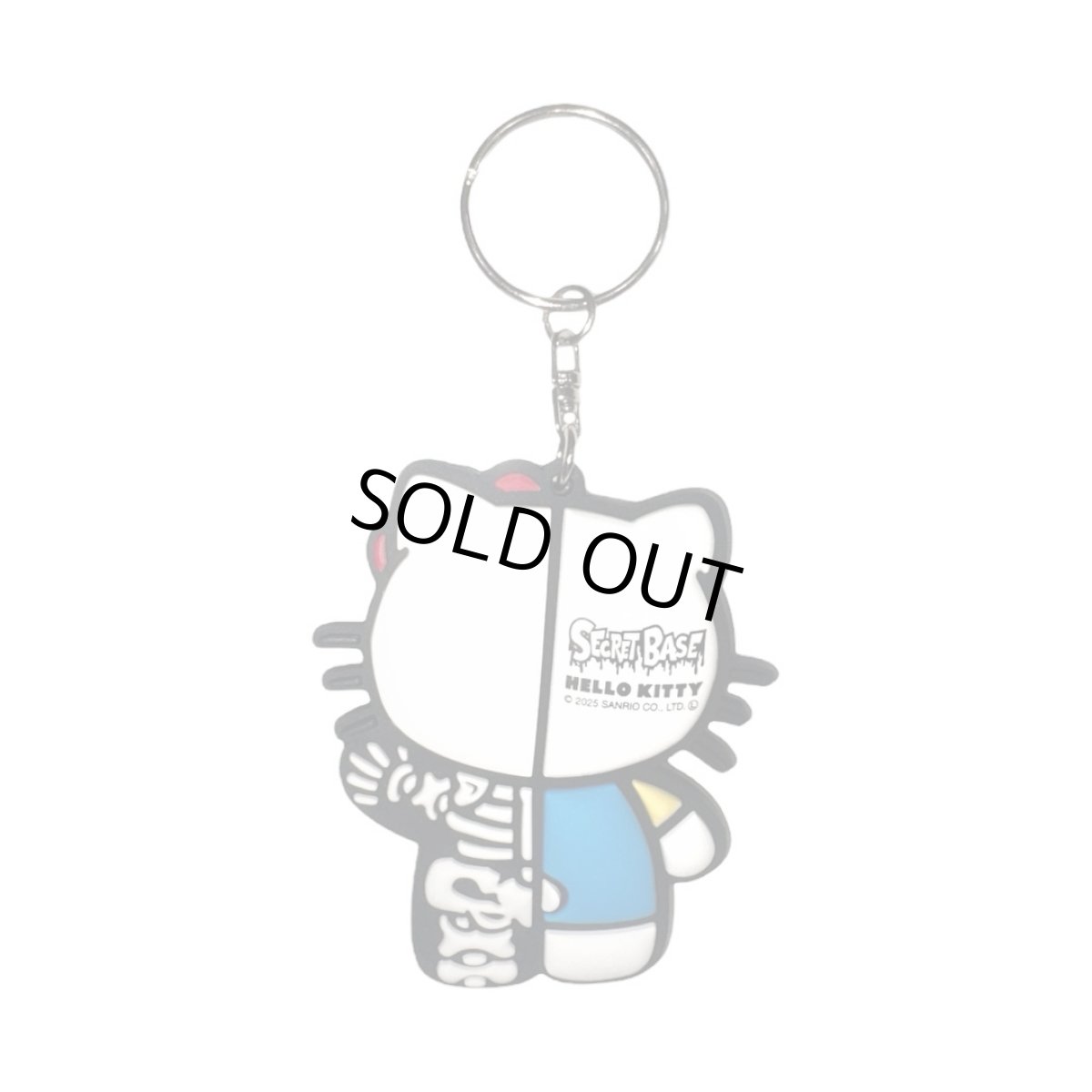 画像2: HELLO KITTY X-RAY 3D RUBBER KEY HOLDER BLUE (2)