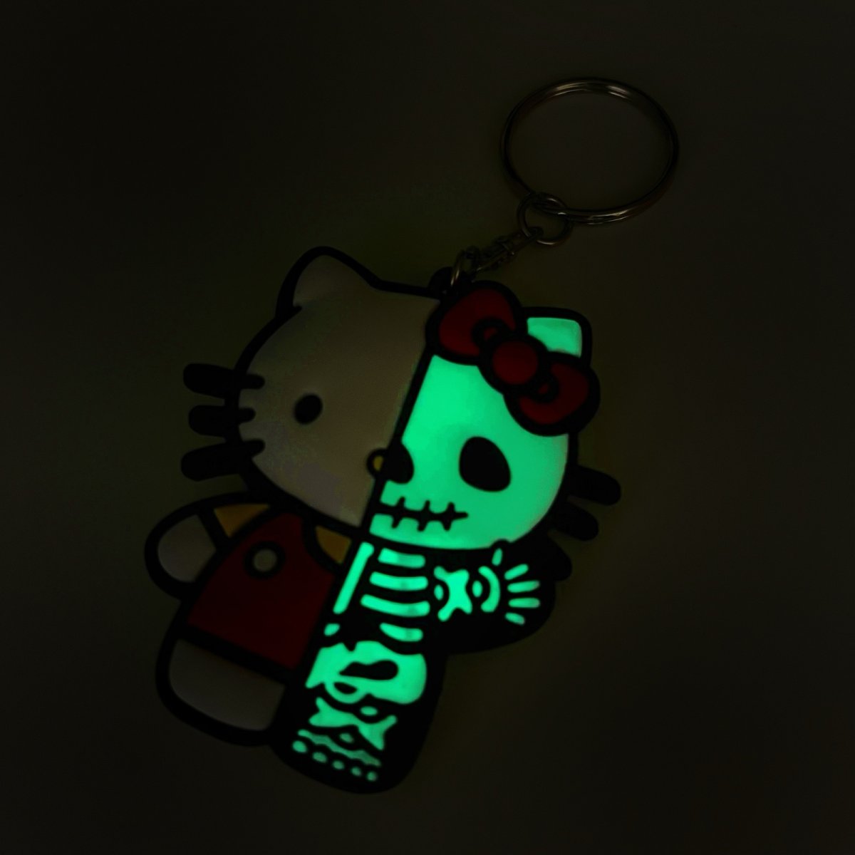 画像3: HELLO KITTY X-RAY 3D RUBBER KEY HOLDER RED (3)