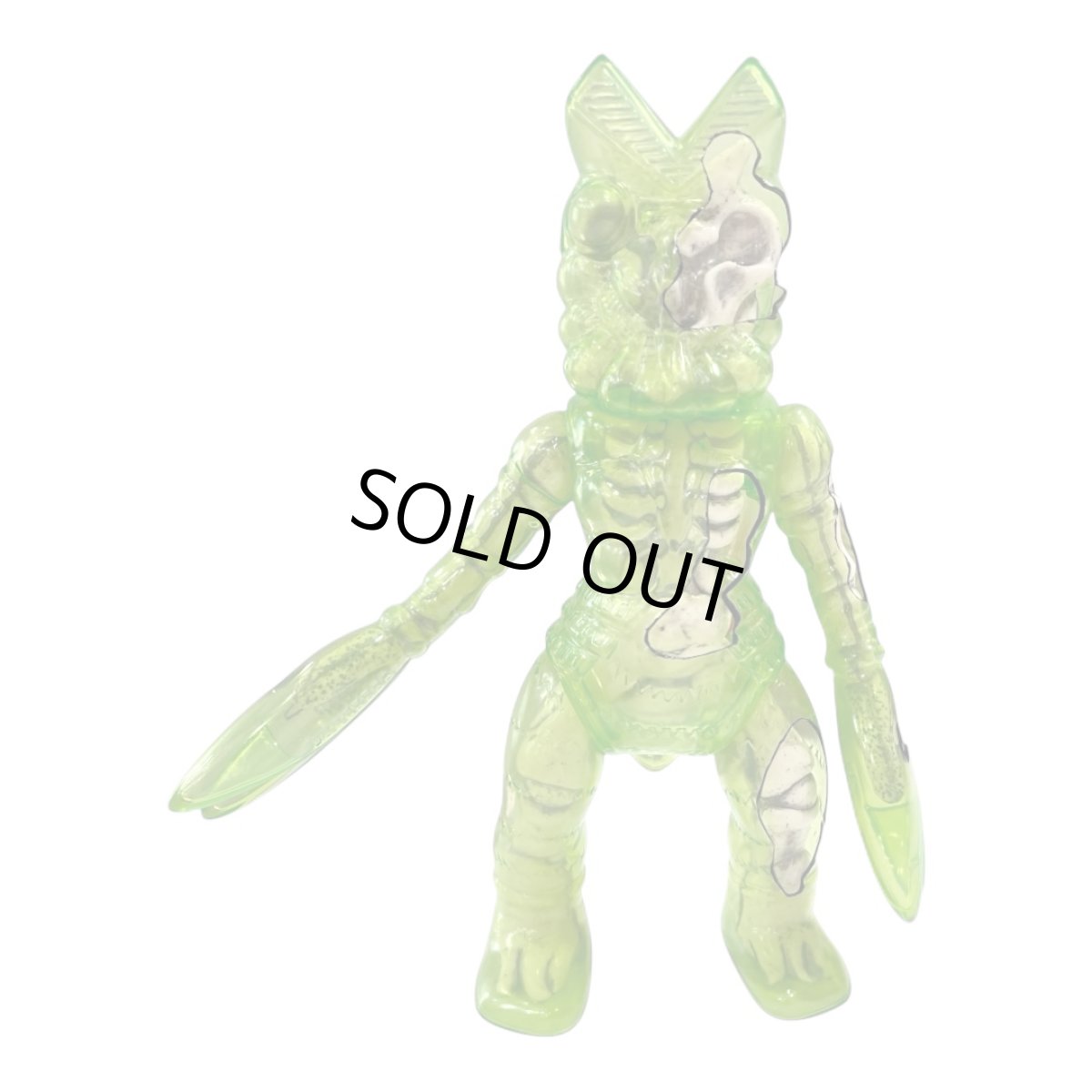 画像1: [Lottery Sale / Not For Sale on this page ]  X-RAY バルタン星人 GREEN Cancellation Ver.  [抽選販売案内] (1)