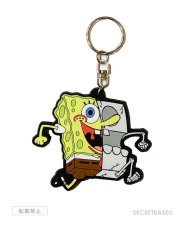 画像1: X-RAY SPONGE BOB RUBBER KEY HOLDER (G.I.D) (1)