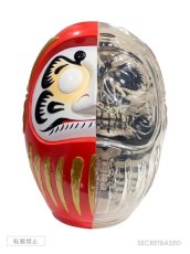 画像1: DARUMA SKULL X-RAY FULL COLOR　RED Ver. (1)