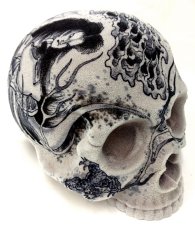 画像1: 1/1 SKULL HEAD Artist/GANJI (Three Tides tattoo) Friday the 13th Ver. (1)