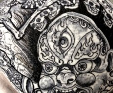 画像3: 1/1 SKULL HEAD Artist/GANJI (Three Tides tattoo) Friday the 13th Ver. (3)