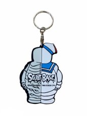 画像2: GHOSTBUSTERS MARSHMALLOW MAN X-RAY RUBBER KEY HOLDER (2)