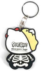 画像2: HELLO KITTY RUBBER KEY HOLDER BLACK (2)