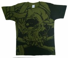 画像1: PUSHEAD ALLOVER T-SHIRT SB Ver. CITY GREEN (1)