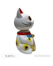 画像4:  BOBBLING HEAD LUCKY CAT FULL COLOR WHITE Ver.[名入れサービス] (4)