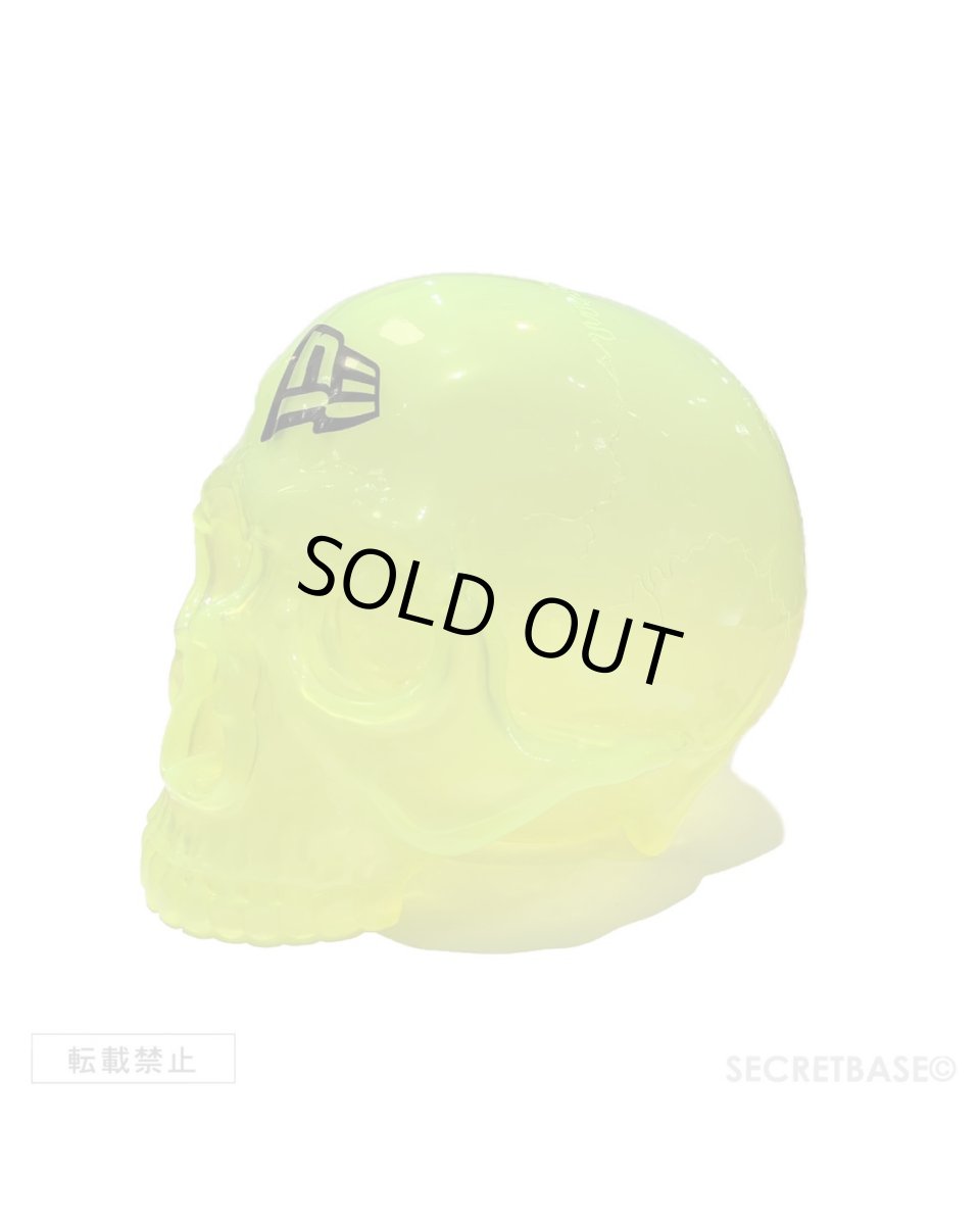 画像4: SBG New Era 9FIFTY × SECRETBASE 1/1 SKULL HEAD CLEAR YELLOW SET (4)