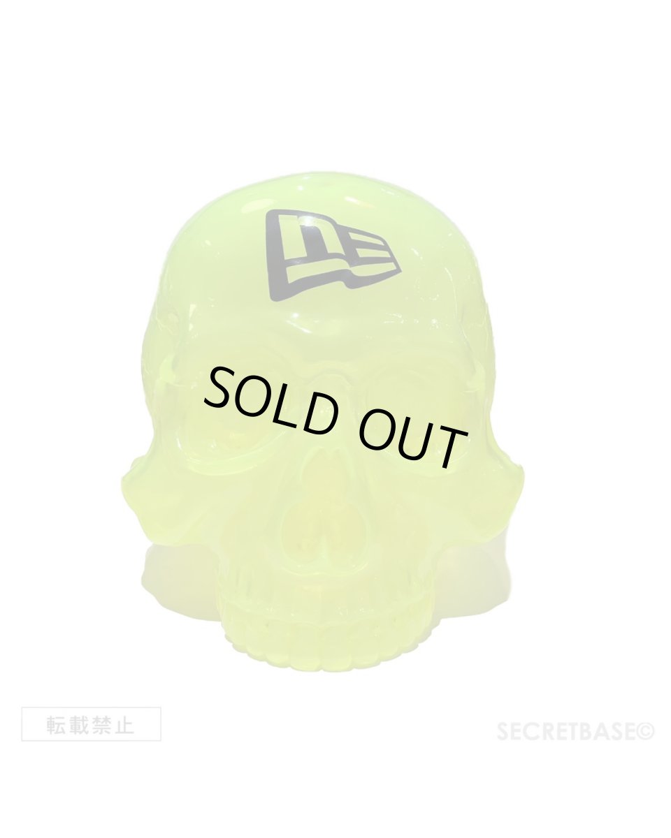 画像3: SBG New Era 9FIFTY × SECRETBASE 1/1 SKULL HEAD CLEAR YELLOW SET (3)