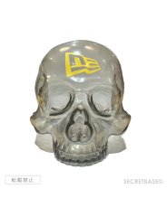 画像2: SBG New Era 9FIFTY × SECRETBASE 1/1 SKULL HEAD CLEAR BLACK SET (2)