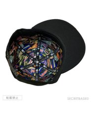 画像6: SBG New Era 9FIFTY × SECRETBASE 1/1 SKULL HEAD CLEAR BLACK SET (6)