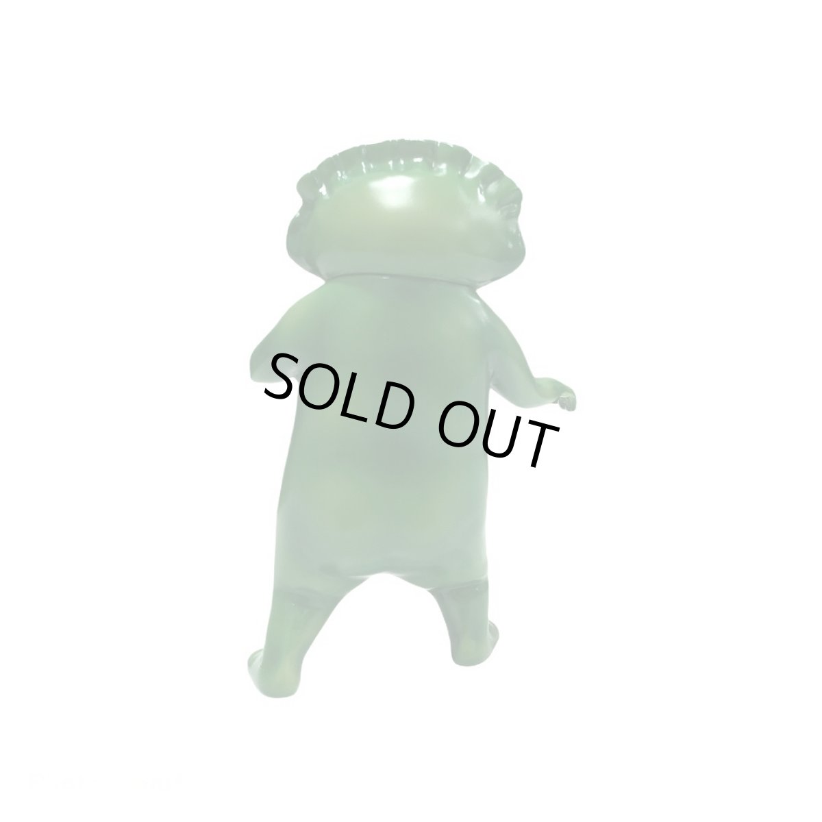 画像2: ギョーザ男(ソフビ人形)・緑 [アニメ化記念] (2)