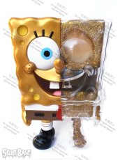 画像2: X-RAY SPONGE BOB FULL COLOR GOLD POUCH SET (2)