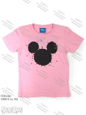 画像1: DISNEY別注 The Disney Channel “SPLASH MICKEY” T-SHIRTS Kids PINK (1)