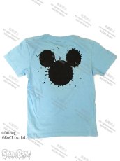 画像2: DISNEY別注 The Disney Channel “SPLASH MICKEY” T-SHIRTS Kids BLUE (2)