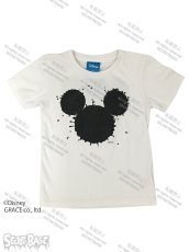 画像1: DISNEY別注 The Disney Channel “SPLASH MICKEY” T-SHIRTS Kids WHITE (1)