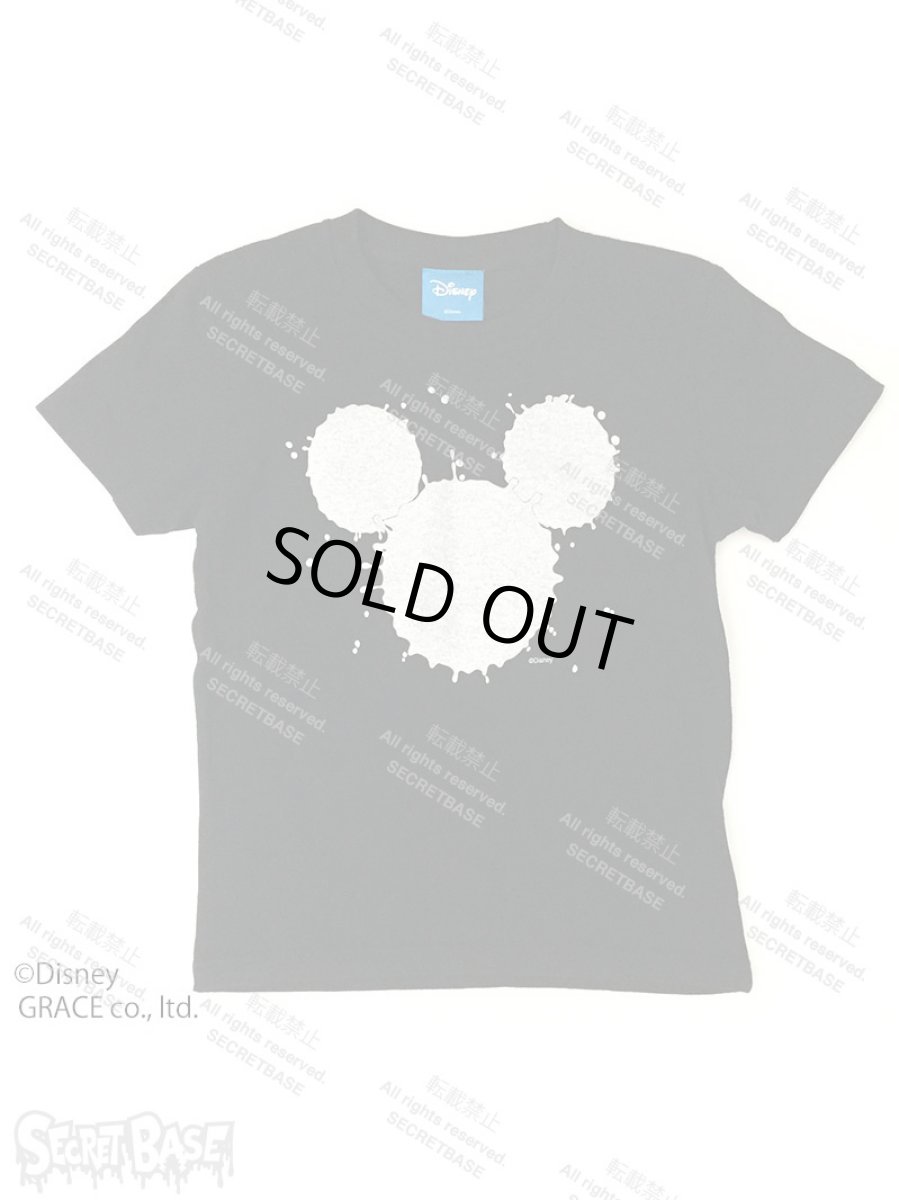 画像1: DISNEY別注 The Disney Channel “SPLASH MICKEY” T-SHIRTS Kids BLACK (1)