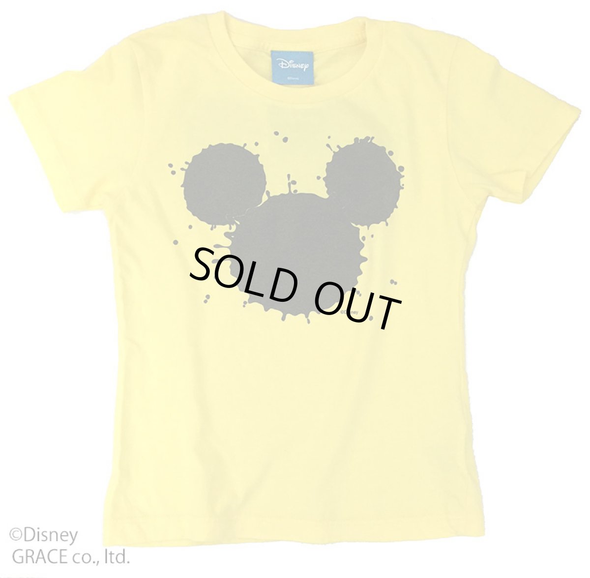 画像1: DISNEY別注 The Disney Channel “SPLASH MICKEY” T-SHIRTS Kids YELLOW (1)