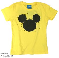 画像1: DISNEY別注 The Disney Channel “SPLASH MICKEY” T-SHIRTS Kids YELLOW (1)