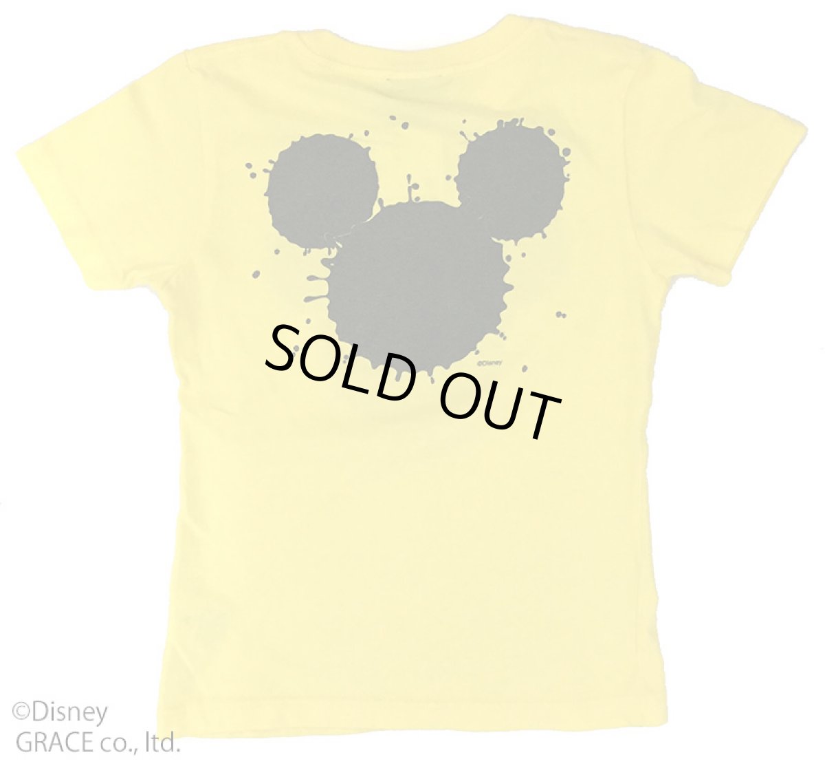 画像2: DISNEY別注 The Disney Channel “SPLASH MICKEY” T-SHIRTS Kids YELLOW (2)