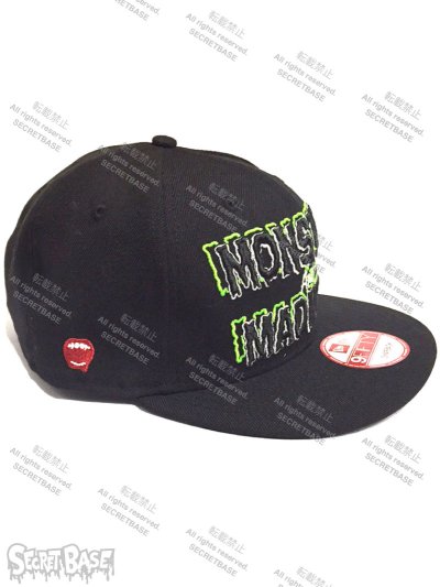 画像2: MONSTERS AND MADNESS New Era 9FIFTY × SECRETBASE 1/1 SKULL HEAD GREEN RAME SET