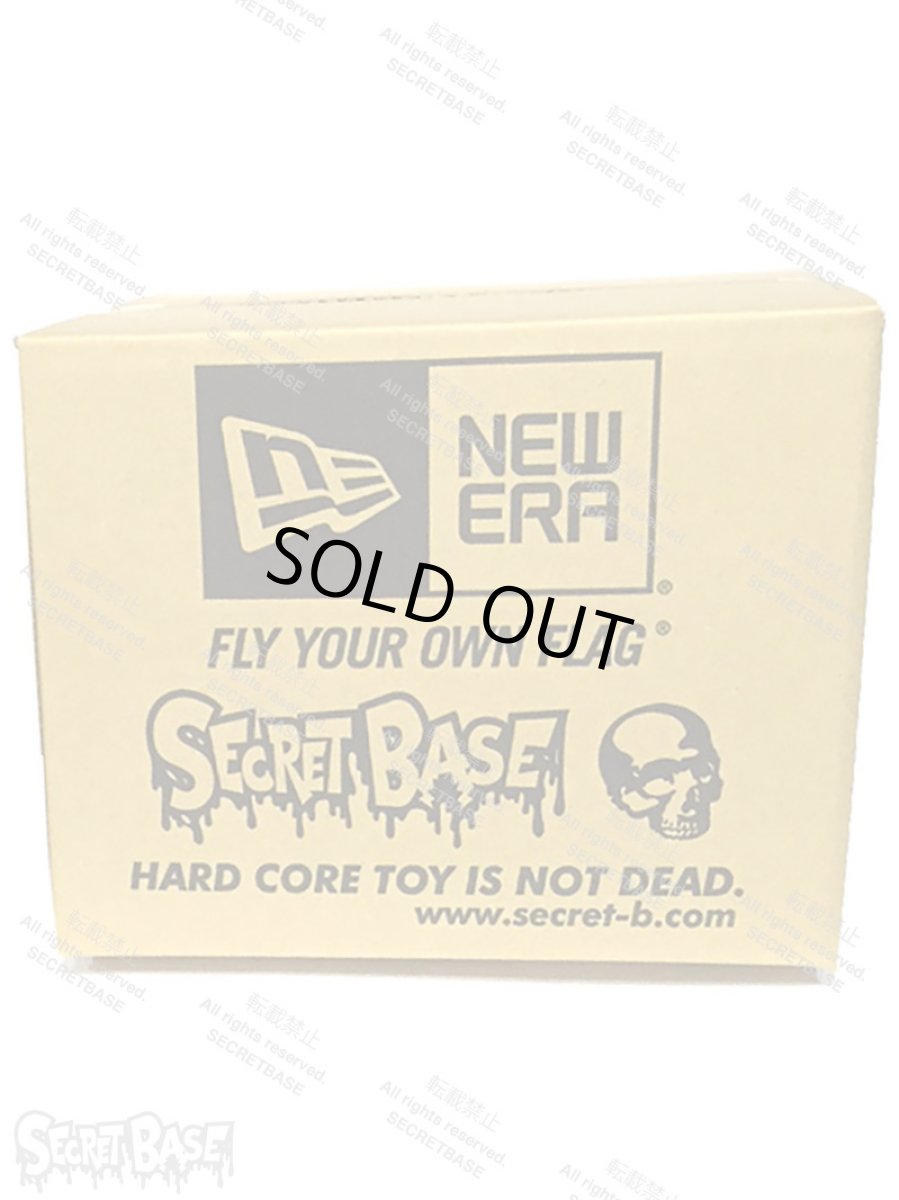 画像4: MONSTERS AND MADNESS New Era 9FIFTY × SECRETBASE 1/1 SKULL HEAD RED RAME SET (4)