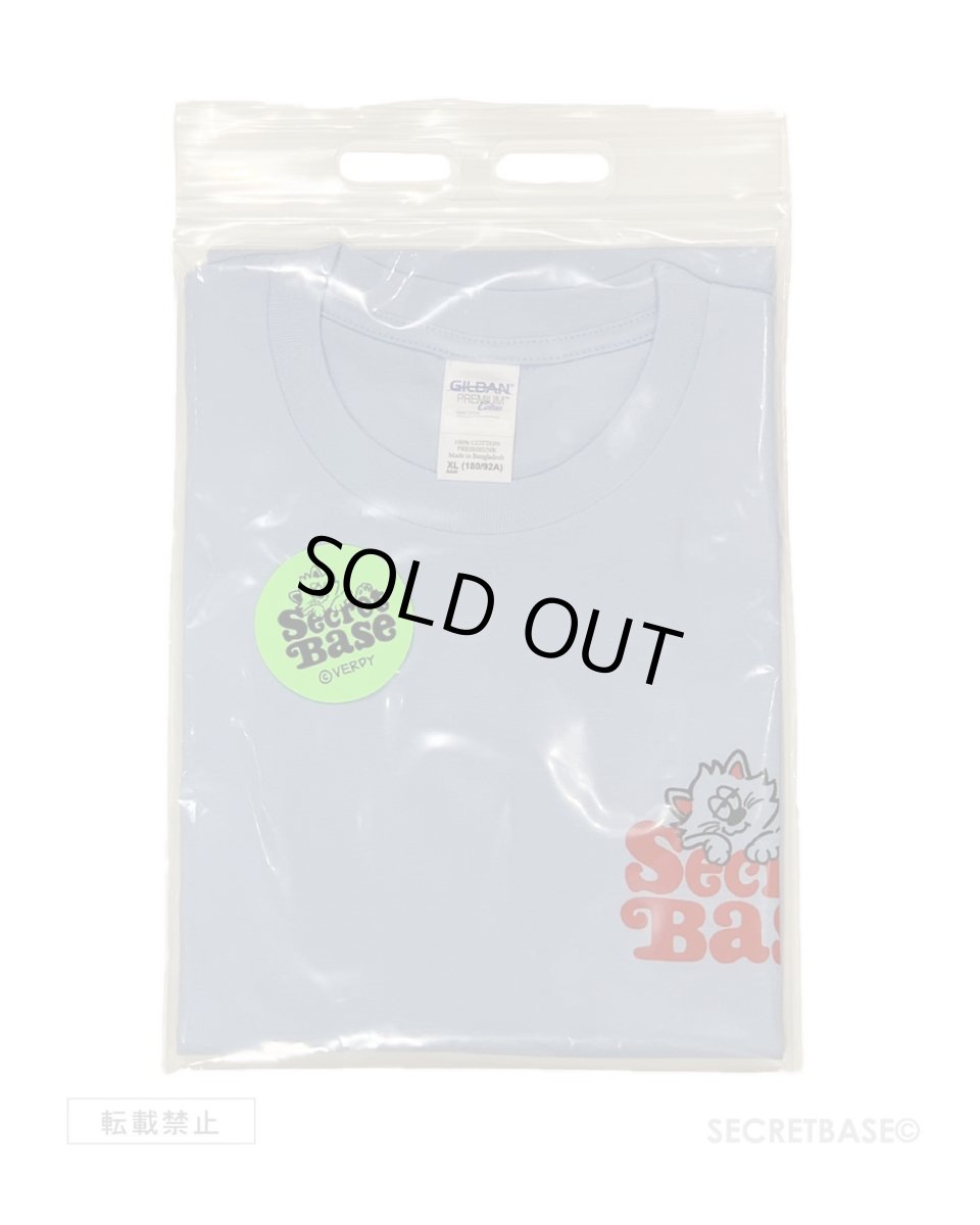 画像3: VERDY DESIGN SECRETBASE ORIGINAL LOGO T-SHIRTS RIGHT BLUE (3)