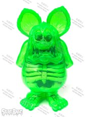 画像1: Rat Fink X-Ray Neon Green (1)