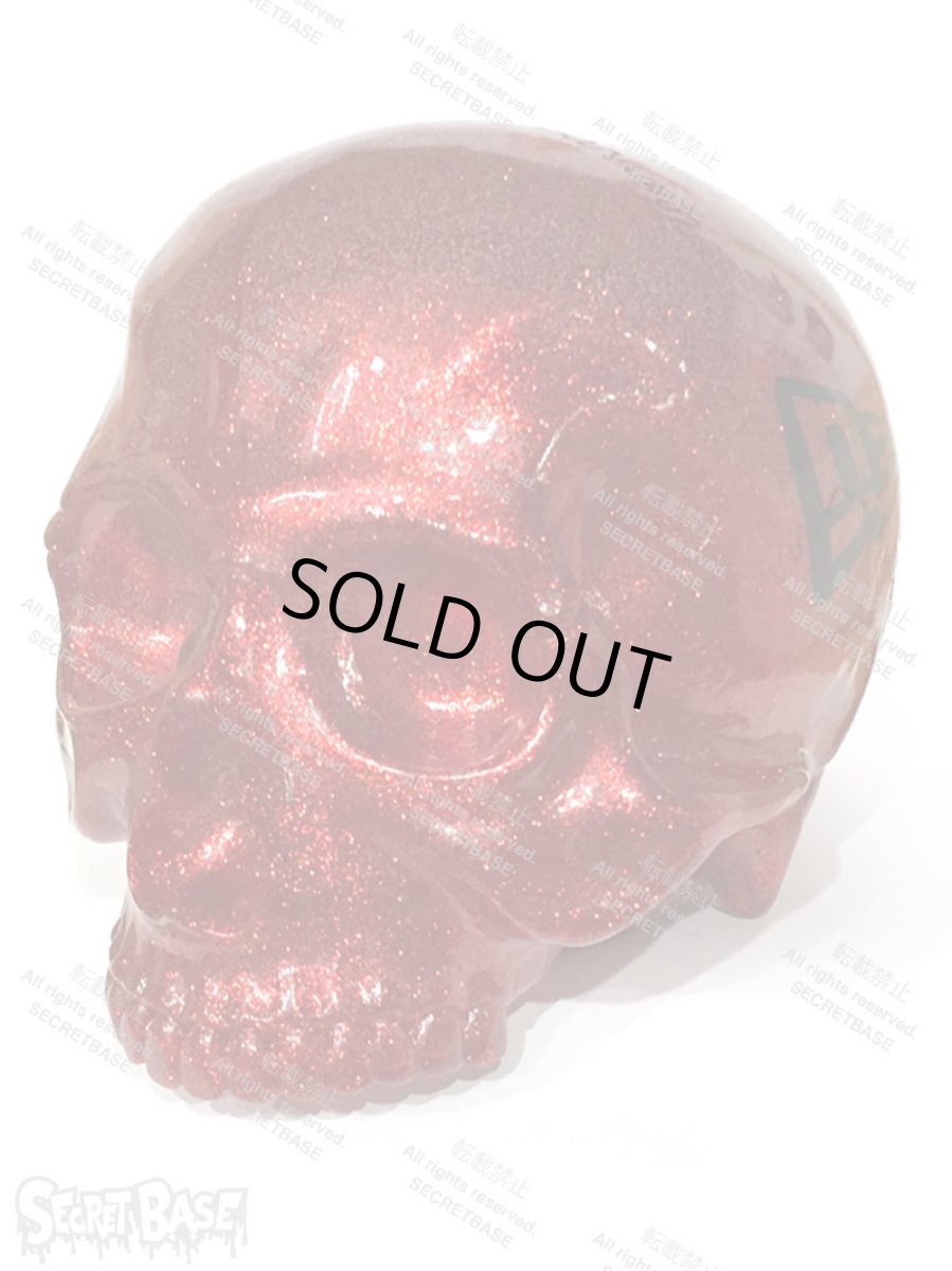 画像2: MONSTERS AND MADNESS New Era 9FIFTY × SECRETBASE 1/1 SKULL HEAD RED RAME SET (2)