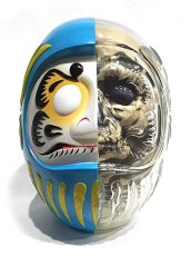 画像1: DARUMA SKULL X-RAY FULL COLOR BLUE (1)