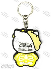 画像2: HELLO KITTY RUBBER KEY HOLDER YELLOW (2)