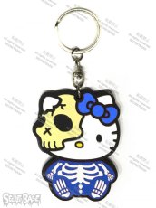 画像1: HELLO KITTY RUBBER KEY HOLDER BLUE (1)