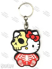 画像2: HELLO KITTY RUBBER KEY HOLDER RED (2)