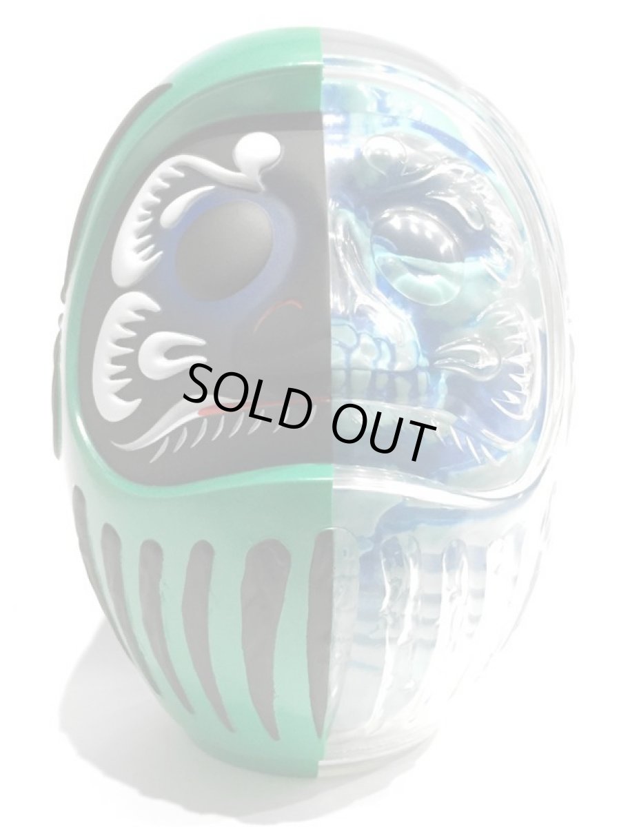 画像1: DARUMA SKULL X-RAY FULL COLOR GREEN (1)