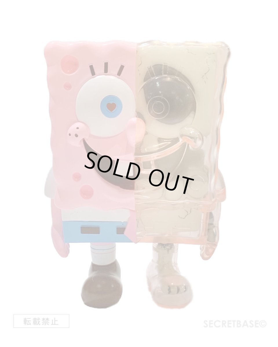 画像1: SPONGEBOB X-RAY FULL COLOR PINK G.I.D with Heart eye Ver.  (1)