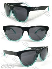 画像4: 1/1 SKULL HEAD BLACK FLYS SUN GLASS SET BLUE (4)