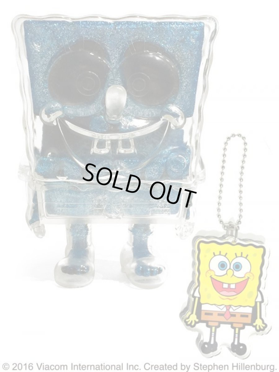 画像1: SPONGE BOB KEY CHAIN SET BLUE RAME (1)