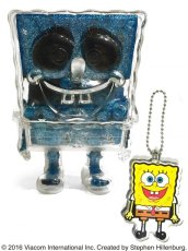 画像1: SPONGE BOB KEY CHAIN SET BLUE RAME (1)